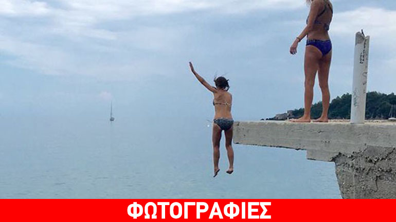 Η βουτιά της Ευριδίκης από μεγάλο ύψος – Όπως δεν την έχουμε ξαναδεί με μαγιό